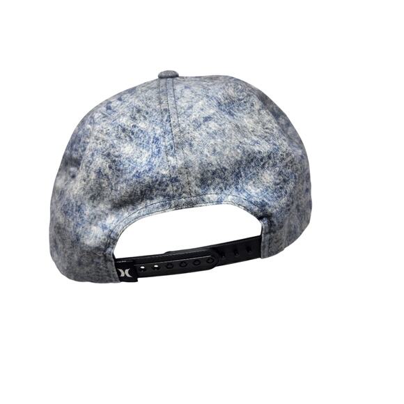 Hurley Beach Gray Mineral Wash Lightweight Classic Cap Snapback Hat - Picture 4 of 8